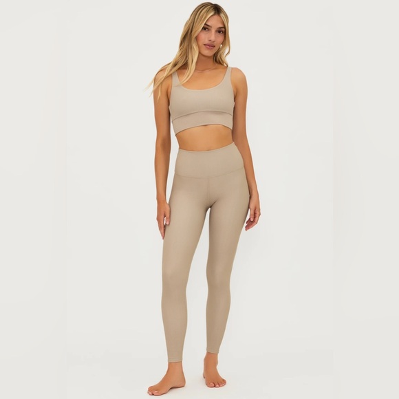 NWT ✨Beach Riot Glitter Ayla Leggings Taupe XL✨ - Picture 2 of 10